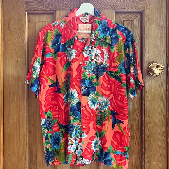 Vintage Other - Vintage Floral Hawaiian Shirt 1980s